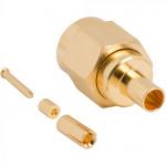 RF Connector SMA Straight Crimp Plug 1.13 mm Micro-cable (Plug, Male,50Ω)